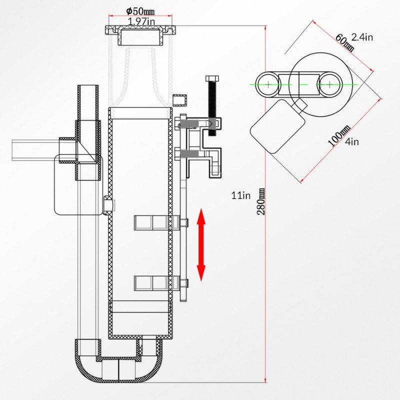 Protein Skimmer Octo Nano NS80 - Ảnh 2