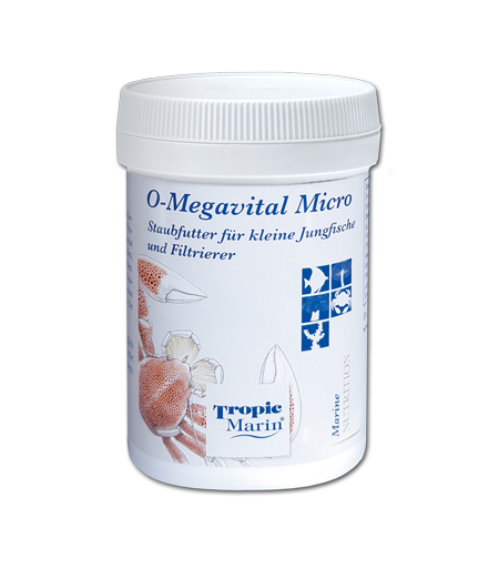 Thức ăn cho cá và san hô O-Megavital Micro 60gram | Tropic Marin