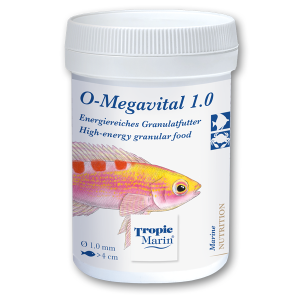 Thức ăn cho cá cảnh biển O-megavital 1.0 75g Tropic Marin