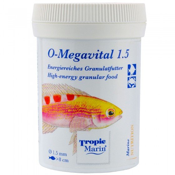 Thức ăn cá cảnh biển O-megavital 1.5 150g Tropic Marin