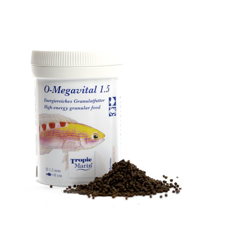 Thức ăn cho cá cảnh biển O-megavital 1.5 Tropic Marin